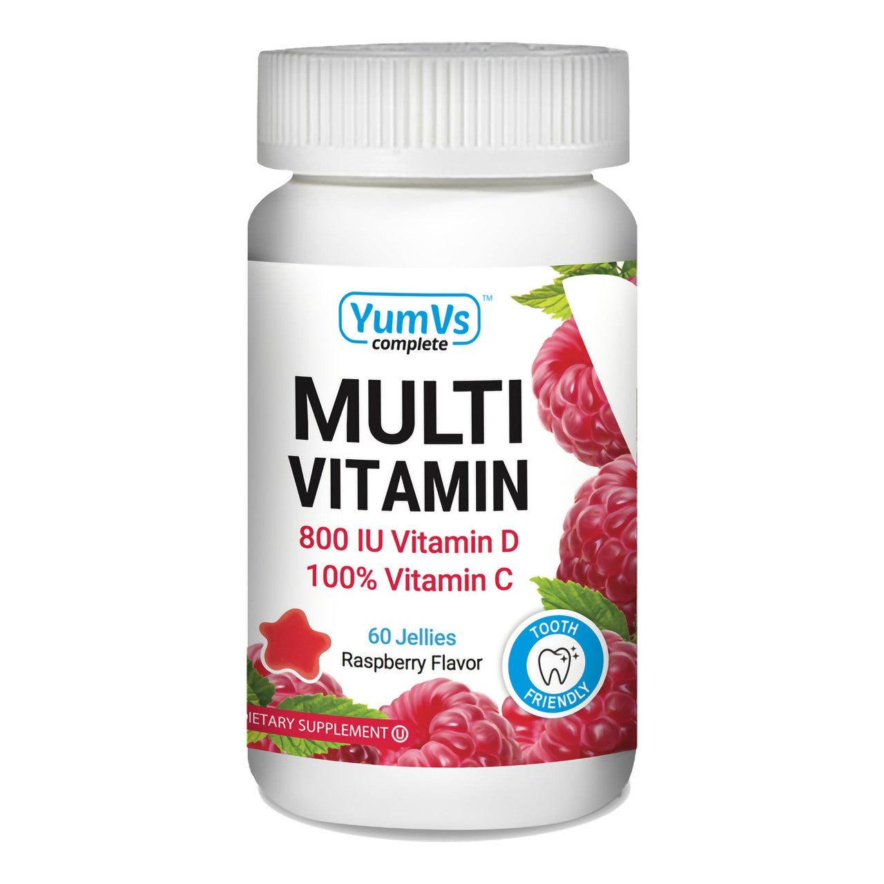 Yum Vs Complete Multi Vitamin Adult Raspberry Jellies, 60 Ea